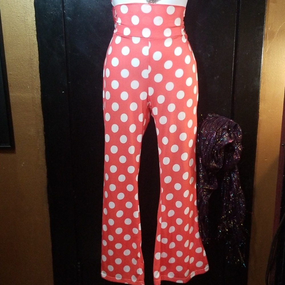 Polka dots wide leg pants - Picture 2 of 8